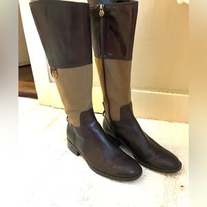 Etienne Aigner Brown Leather Boots